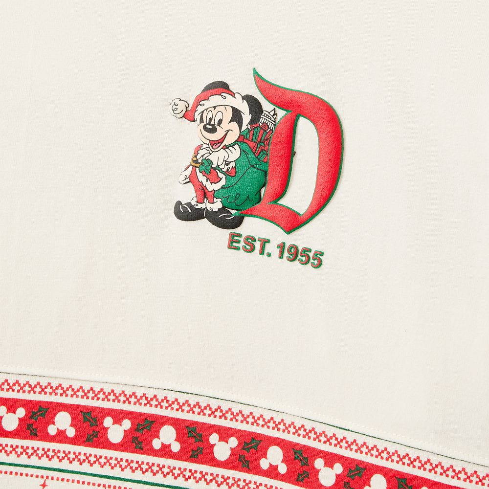 Santa Mickey Mouse Fair Isle Spirit Jersey for Adults &ndash; Disneyland