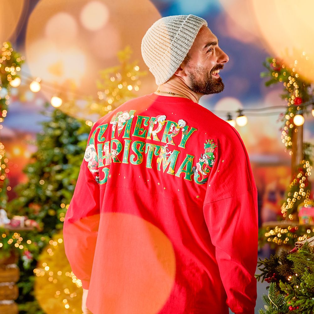 Santa Mickey Mouse and Friends ''Merry Christmas'' Spirit Jersey for Adults