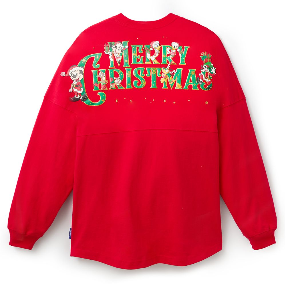 Santa Mickey Mouse and Friends ''Merry Christmas'' Spirit Jersey for Adults