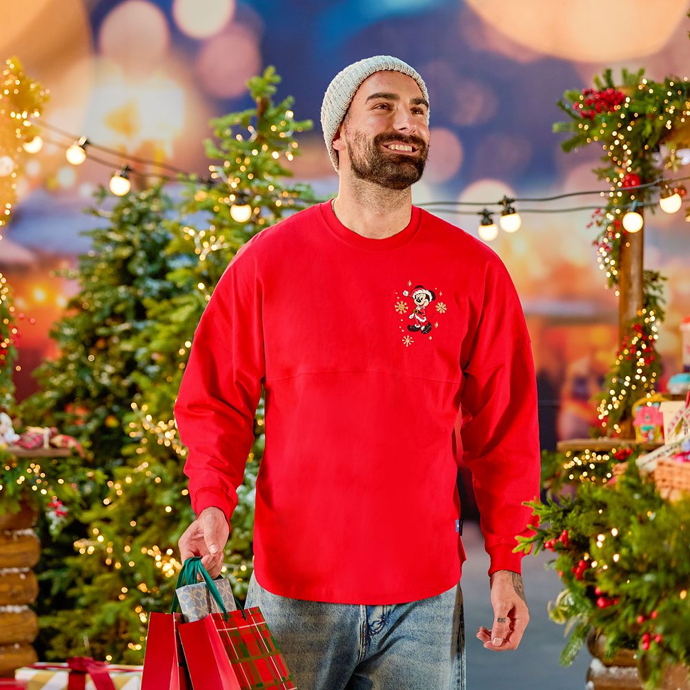 Santa Mickey Mouse and Friends ''Merry Christmas'' Spirit Jersey for Adults