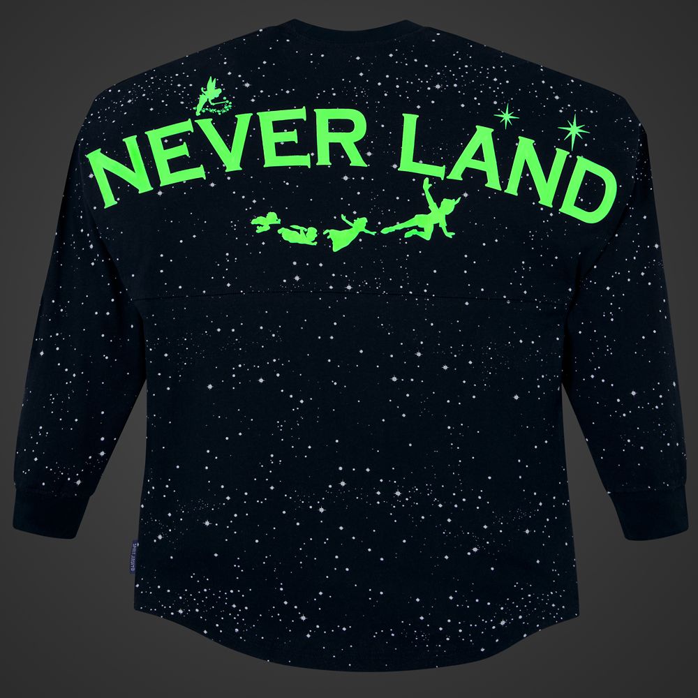Never Land Glow-in-the Dark Spirit Jersey for Adults - Peter Pan - Exclusive