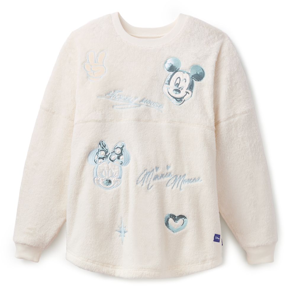 Mickey and Minnie Mouse Polar Fleece Pullover for Adults by Spirit Jersey Official shopDisney