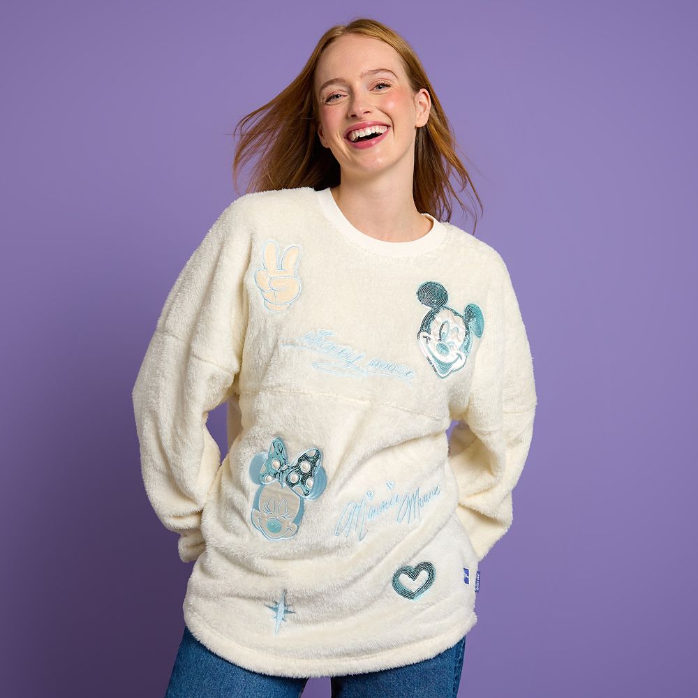 Mickey and Minnie Mouse Polar Fleece Pullover for Adults by Spirit Jersey