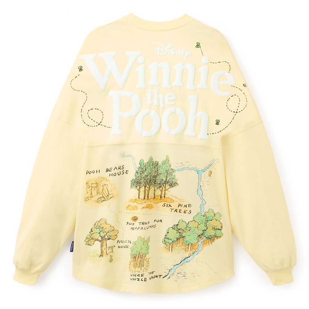Winnie the Pooh Hundred Acre Wood Map Spirit Jersey for Adults
