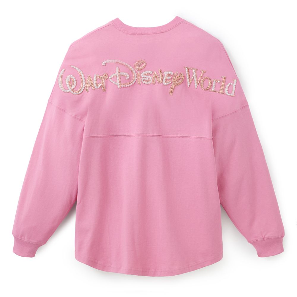 Walt Disney World Logo Spirit Jersey for Adults &ndash; Rose Pearl