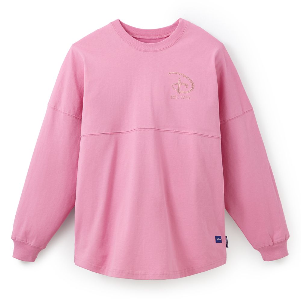 Walt Disney World Logo Spirit Jersey for Adults &ndash; Rose Pearl
