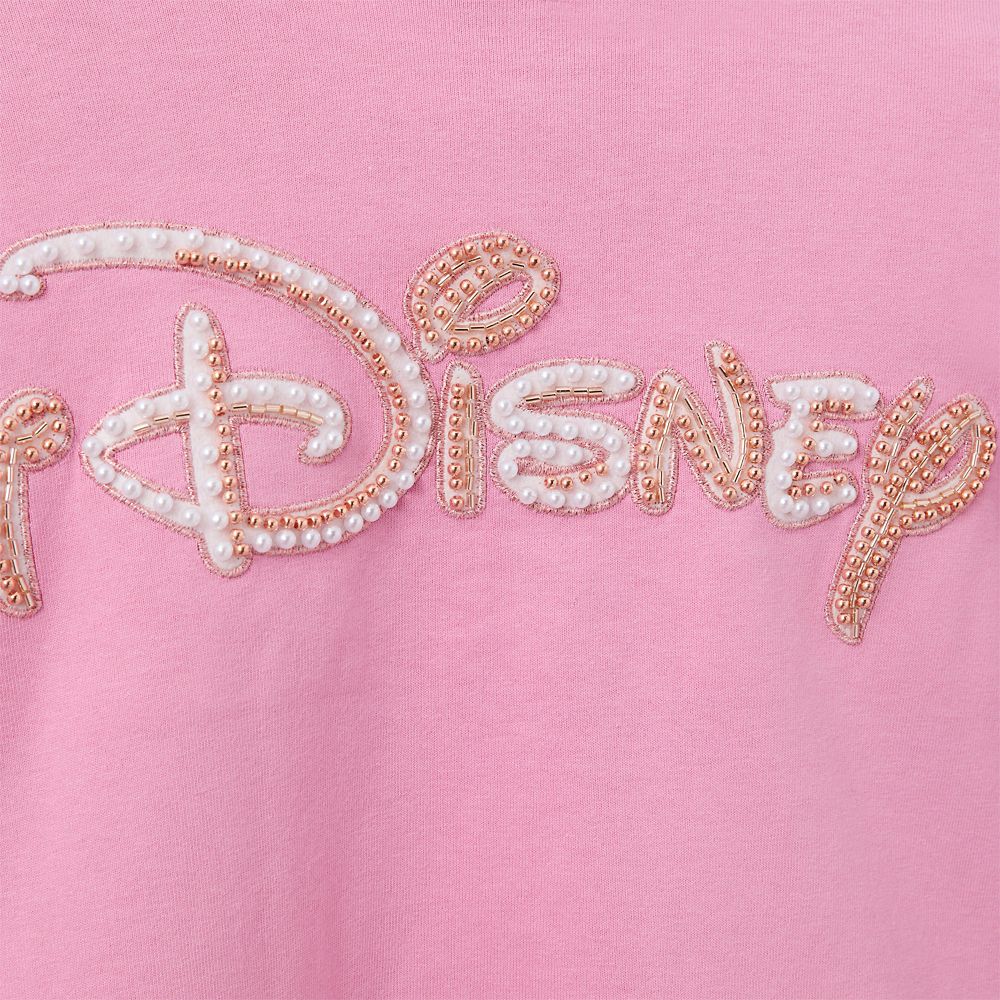 Walt Disney World Logo Spirit Jersey for Adults &ndash; Rose Pearl