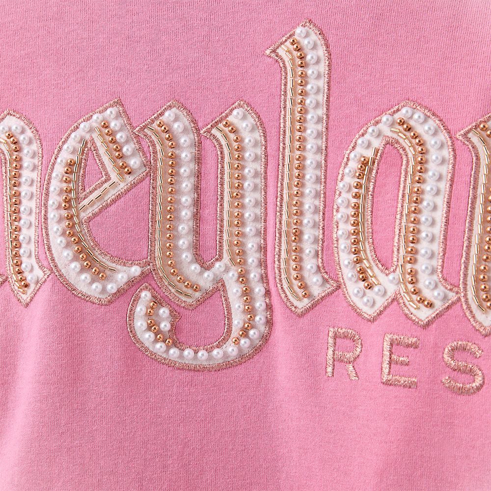 Disneyland Logo Spirit Jersey for Adults &ndash; Rose Pearl