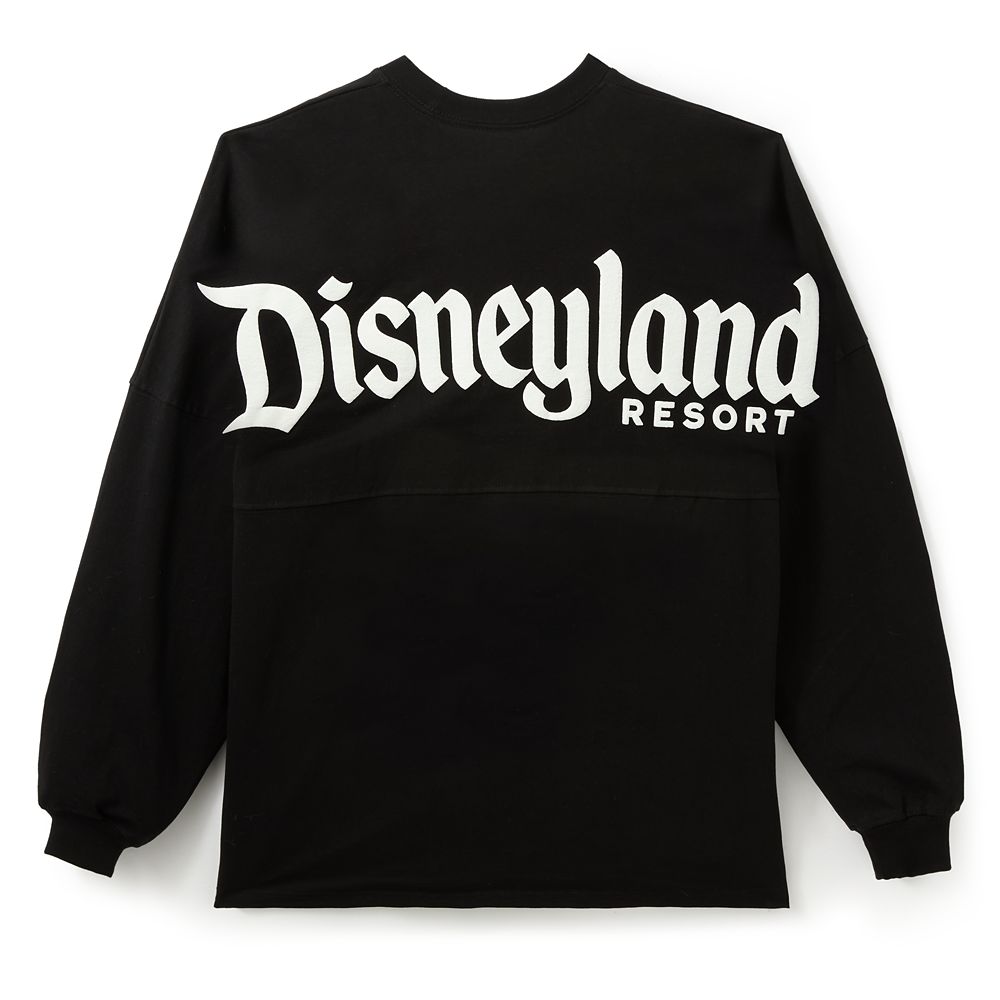 Disneyland Logo Spirit Jersey for Adults &ndash; Black