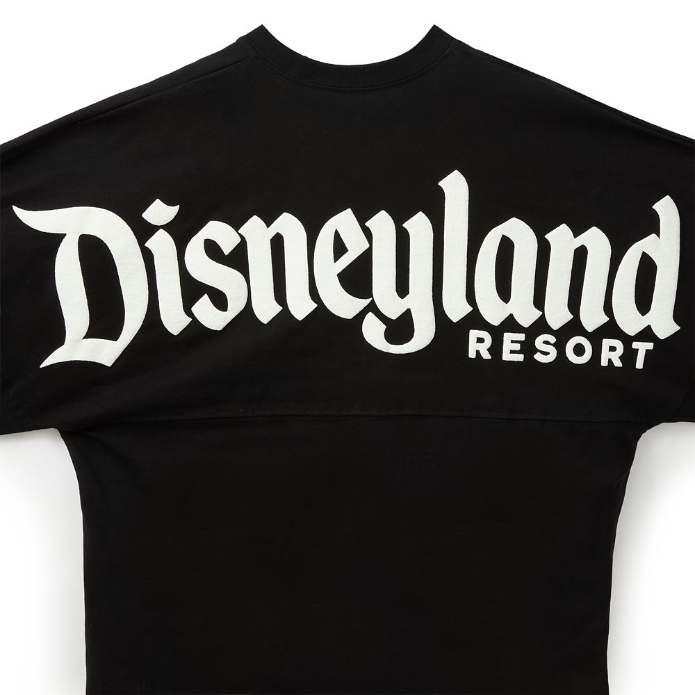 Disneyland Logo Spirit Jersey for Adults &ndash; Black