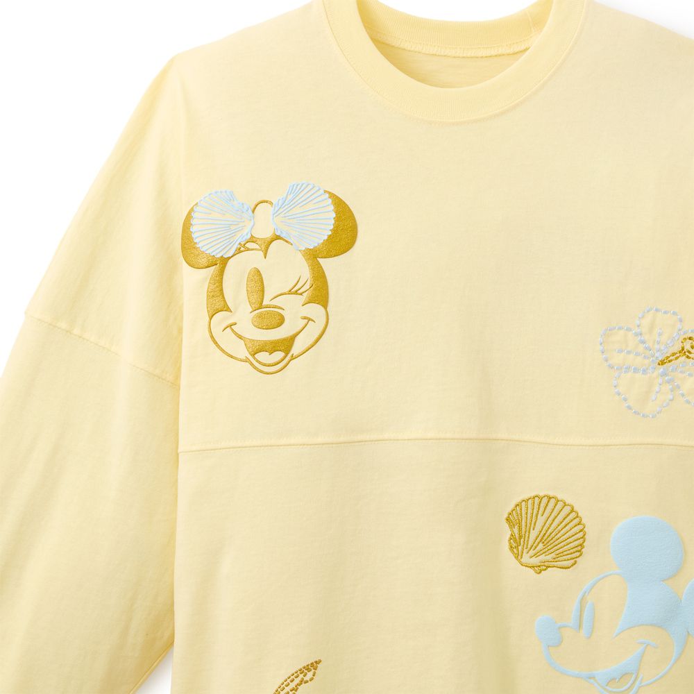 Mickey and Minnie Mouse ''Seas the Day'' Spirit Jersey&reg; for Adults &ndash; Joyful Yellow