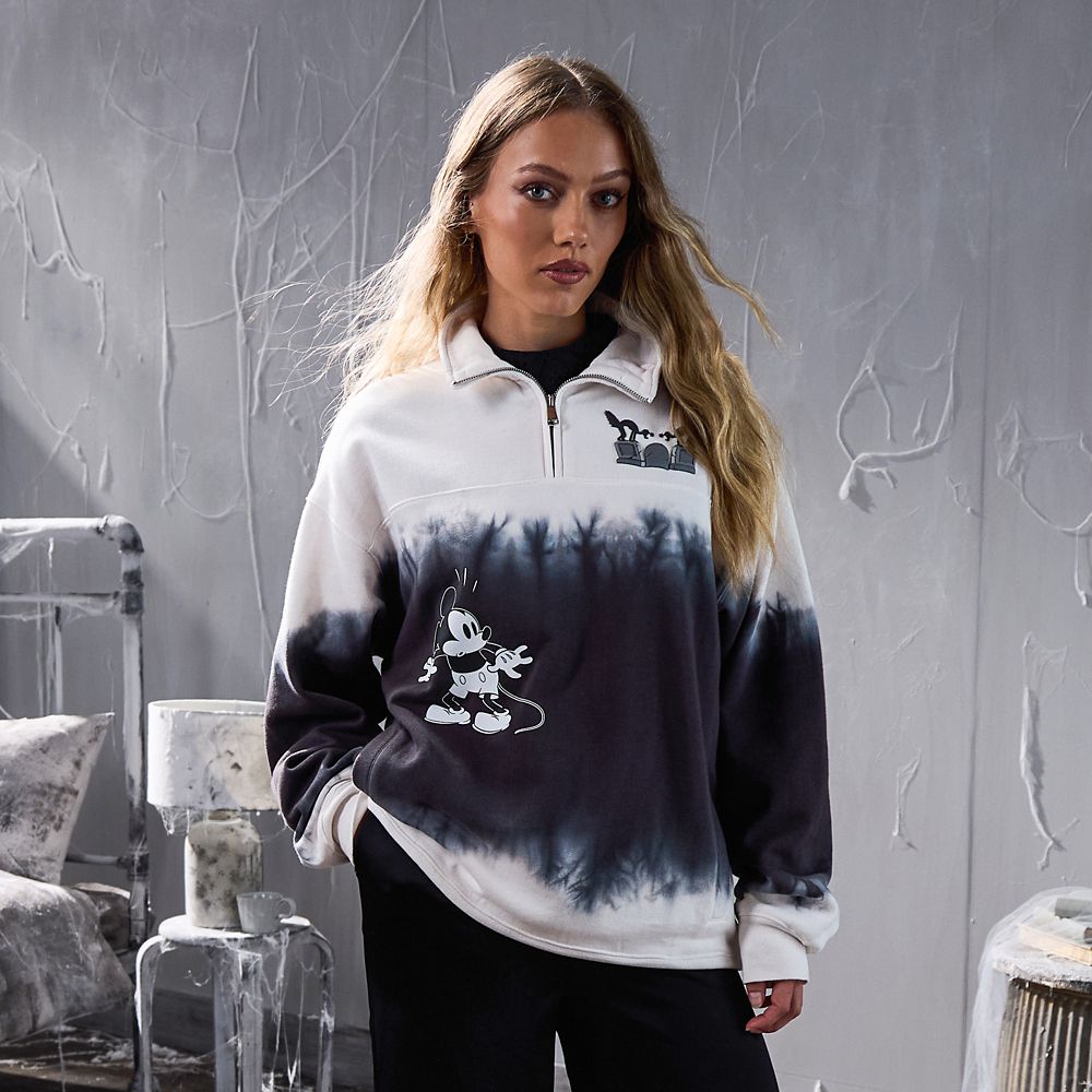 Mickey Mouse and The Skeleton Dance 1/4 Zip Pullover Spirit Jersey&reg; for Adults &ndash; Exclusive