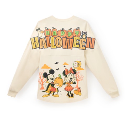 Топы Spirit Jersey Mickey and Minnie Mouse Glow-in-the-Dark Halloween Spirit Jersey for Adults