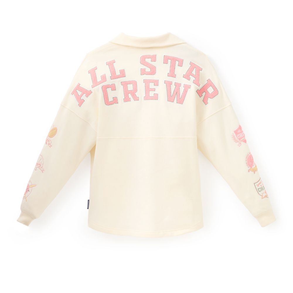 Disney Princess Varsity Royal 1/4 Snap Pullover for Women by Spirit Jersey&reg; &ndash; Exclusive