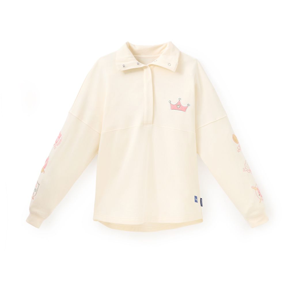 Disney Princess Varsity Royal 1/4 Snap Pullover for Women by Spirit Jersey&reg; &ndash; Exclusive