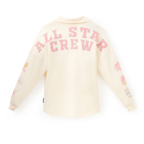 Женские свитеры Spirit Jersey Disney Princess Varsity Royal 1/4 Snap Pullover for Women by Spirit Jersey® – Exclusive