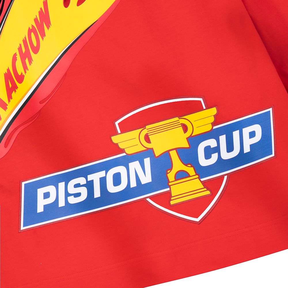 Lightning McQueen Dip-Dye Long Sleeve T-Shirt for Adults - Cars