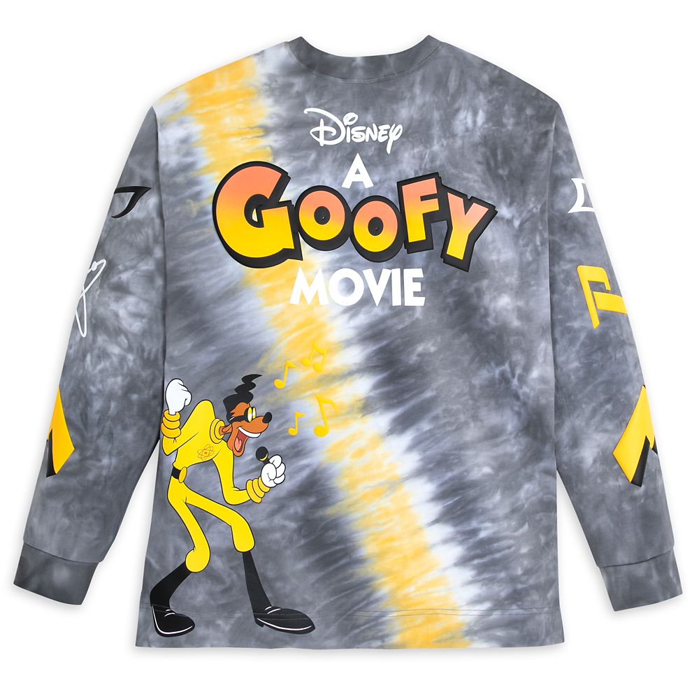A Goofy Movie Tie-Dye Long Sleeve T-shirt for Adults