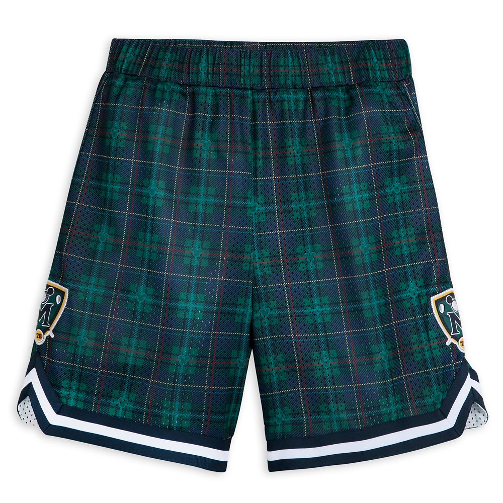 Mickey Mouse Plaid Golf Shorts for Adults Official shopDisney