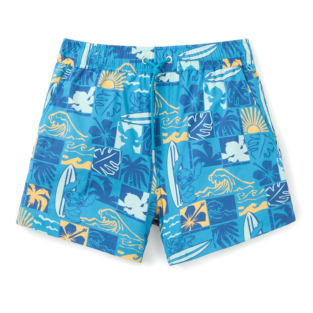 Stitch Surf Hybrid Swim Shorts for Men &ndash; Lilo & Stitch