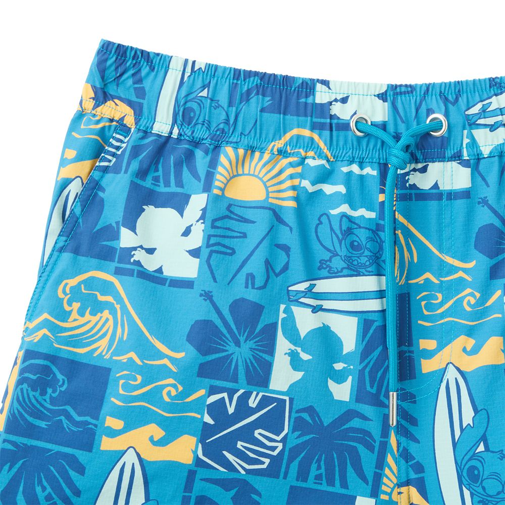 Stitch Surf Hybrid Swim Shorts for Men &ndash; Lilo & Stitch