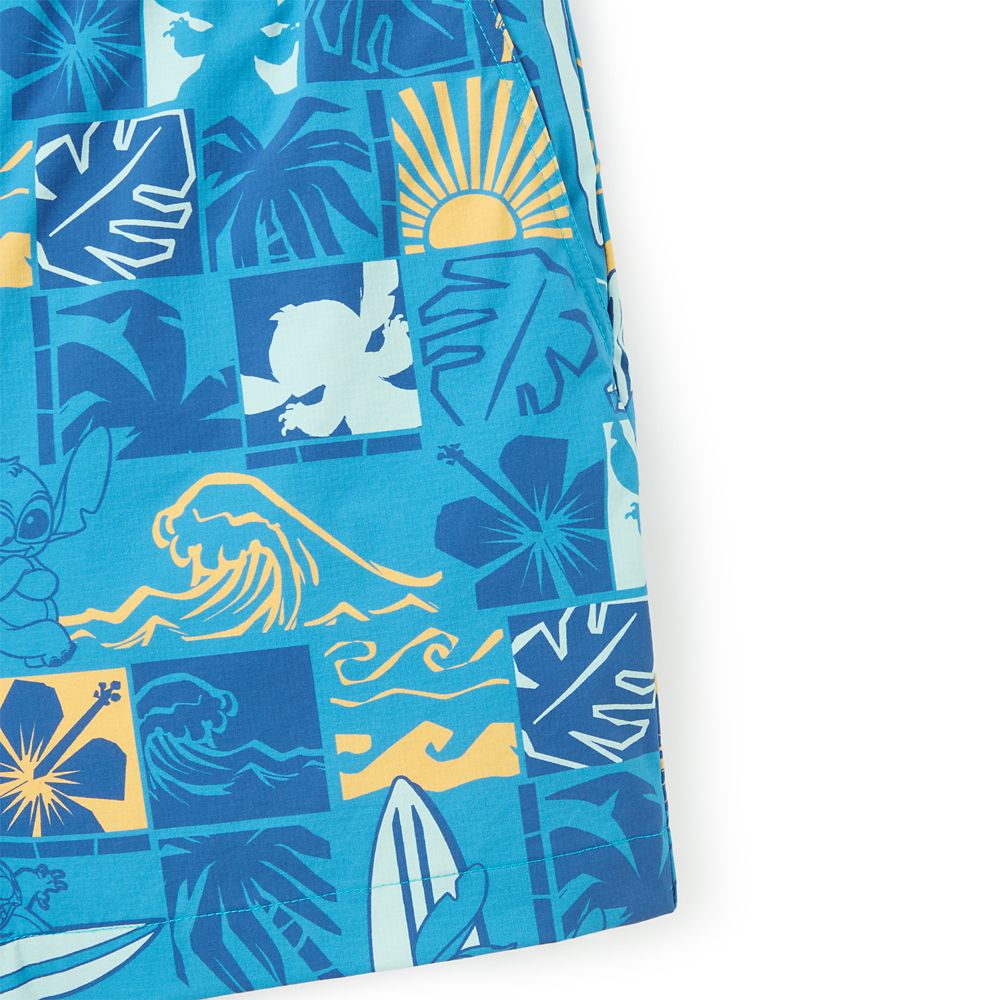 Stitch Surf Hybrid Swim Shorts for Men &ndash; Lilo & Stitch
