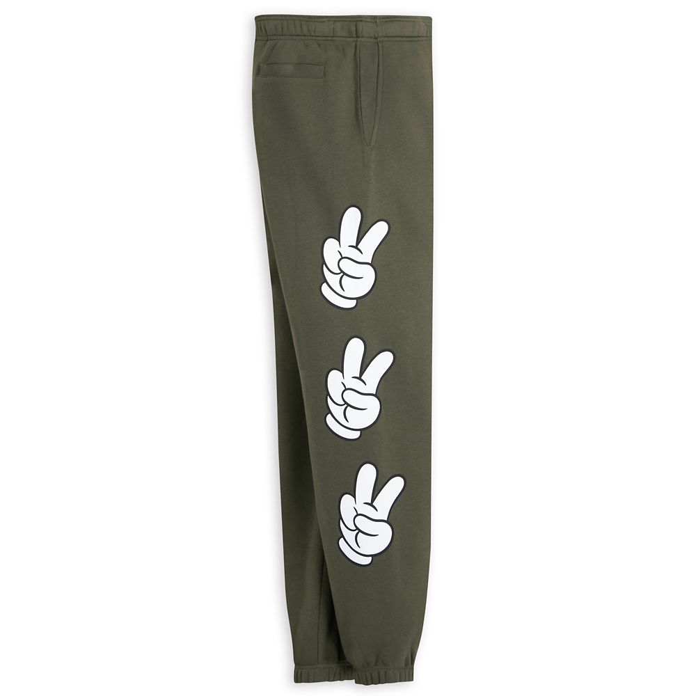 Mickey Mouse Peace Sign Joggers for Adults