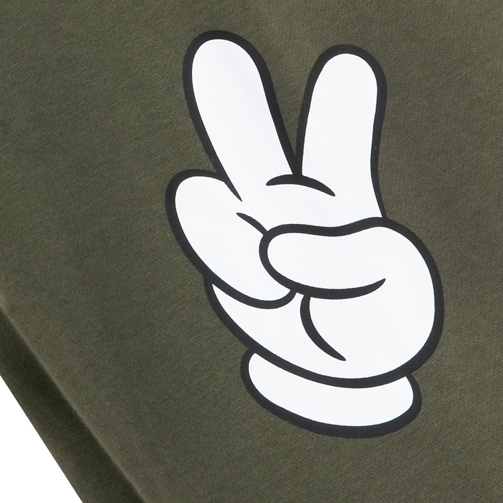 Mickey Mouse Peace Sign Joggers for Adults