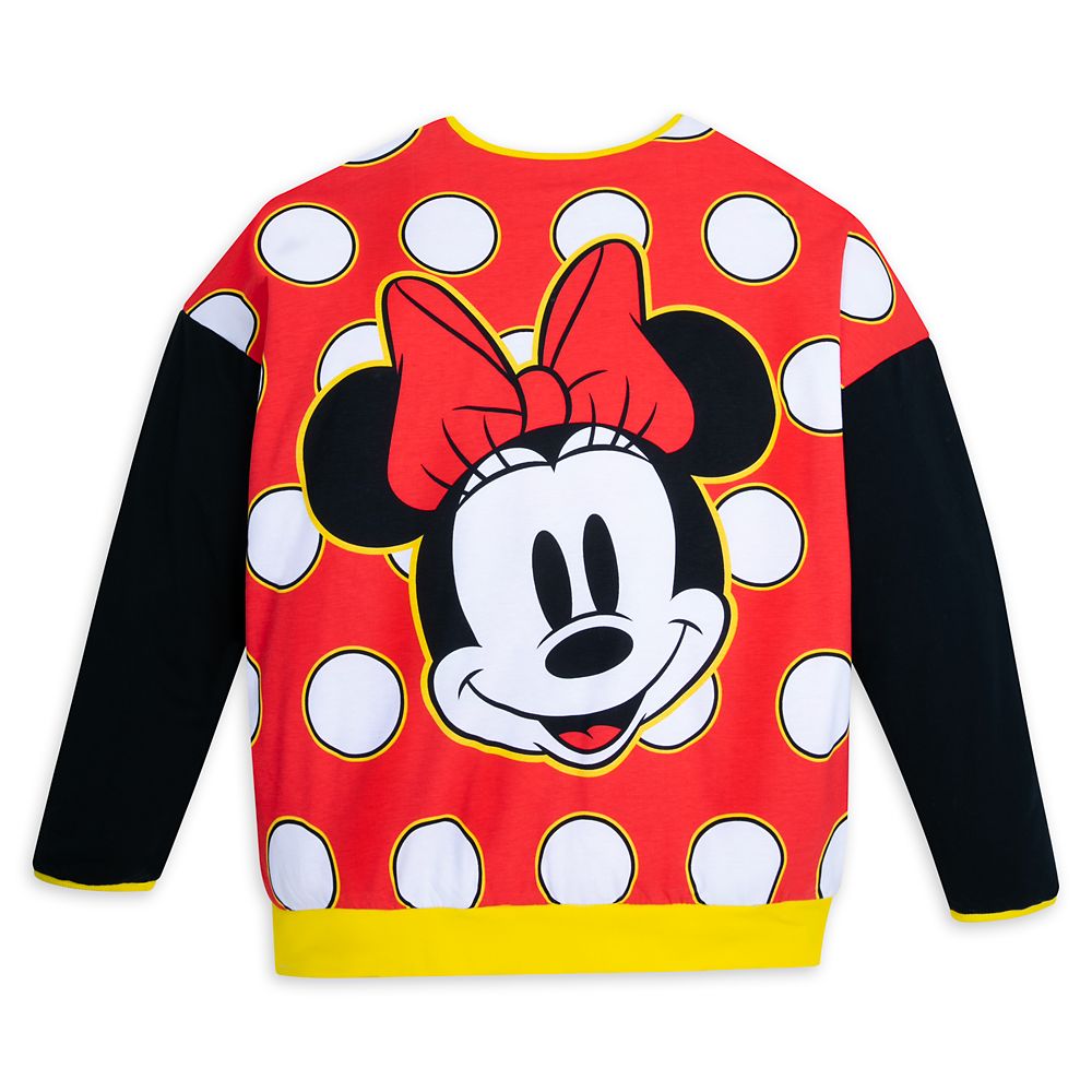 Mickey and Minnie Mouse Reversible Pullover Top for Adults