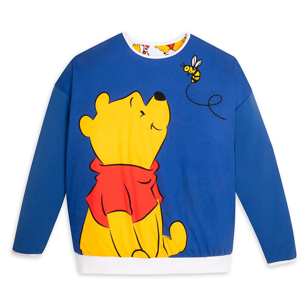 Winnie the Pooh and Tigger Reversible Pullover Top for Adults