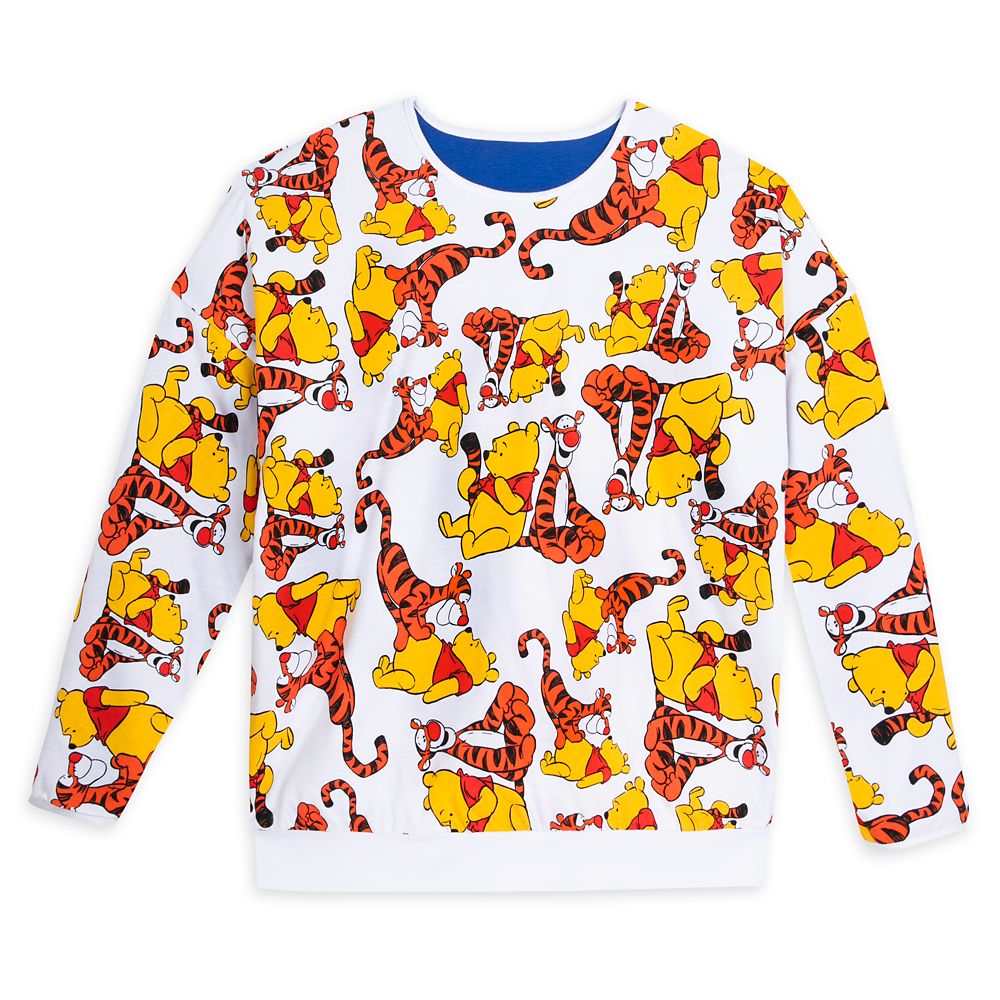 Winnie the Pooh and Tigger Reversible Pullover Top for Adults