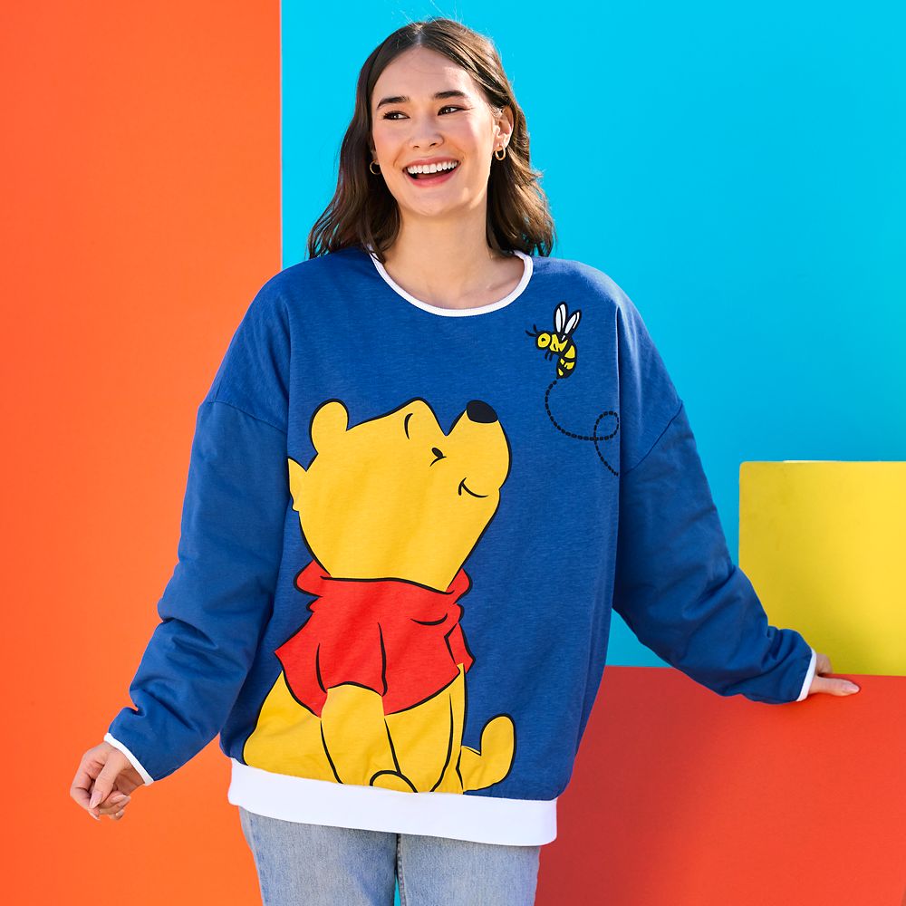 Winnie the Pooh and Tigger Reversible Pullover Top for Adults
