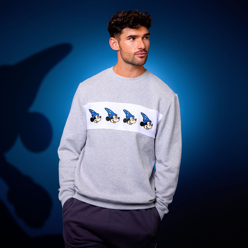 Sorcerer Mickey Mouse Pullover Sweatshirt for Men &ndash; Fantasia