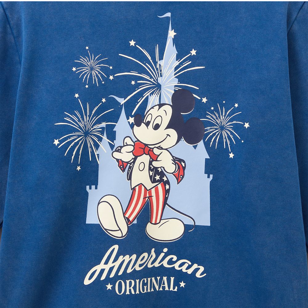 Mickey Mouse Americana Pullover Sweatshirt for Adults