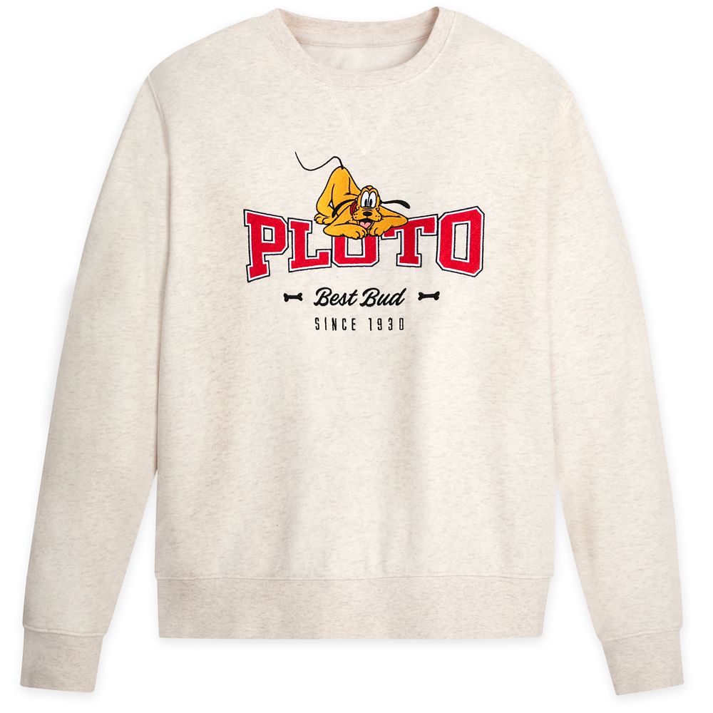 Pluto Pullover Sweatshirt for Adults  Exclusive Official shopDisney