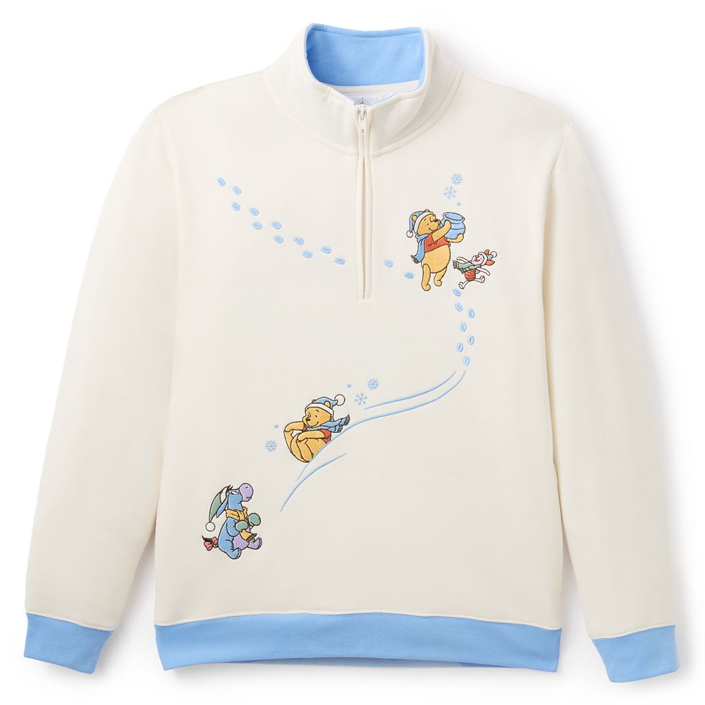Winnie the Pooh and Pals 1/4 Zip Pullover for Adults