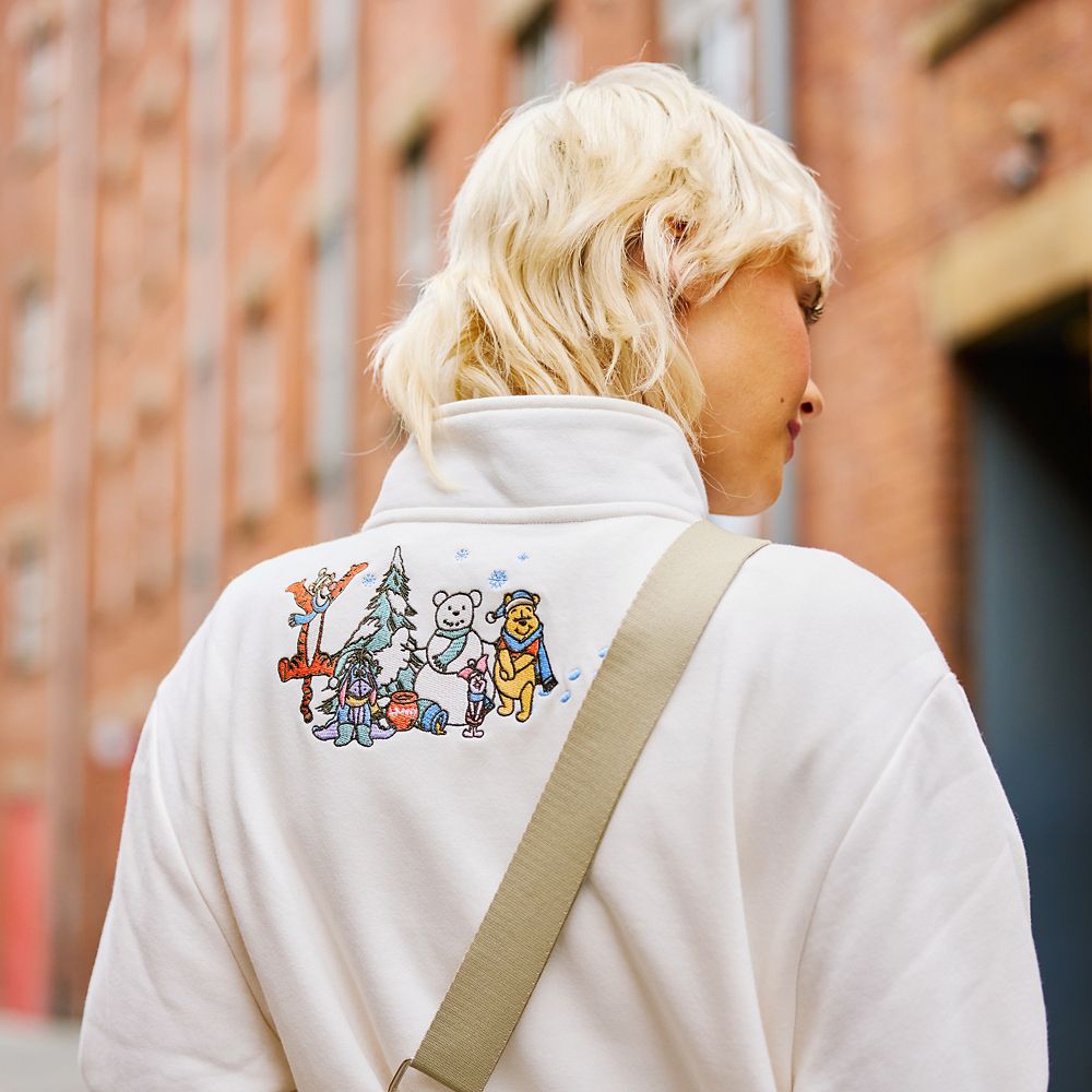 Winnie the Pooh and Pals 1/4 Zip Pullover for Adults