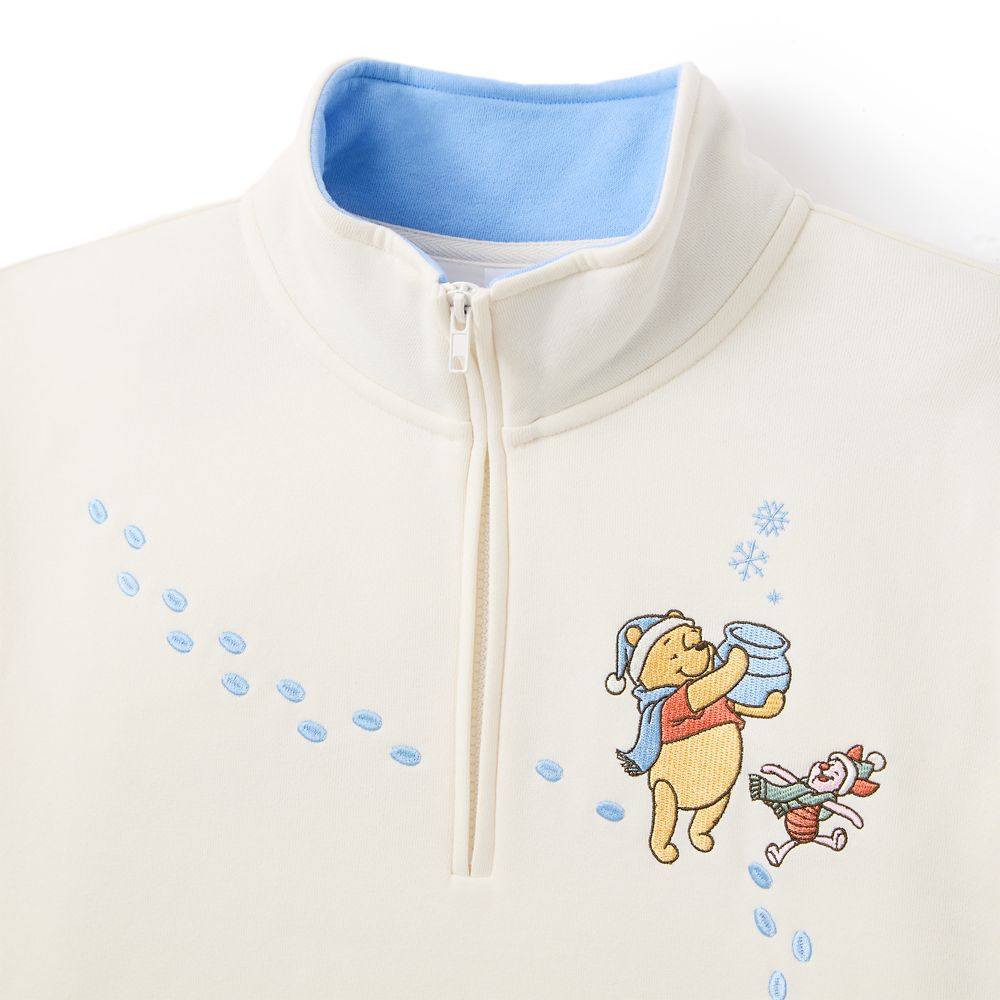 Winnie the Pooh and Pals 1/4 Zip Pullover for Adults