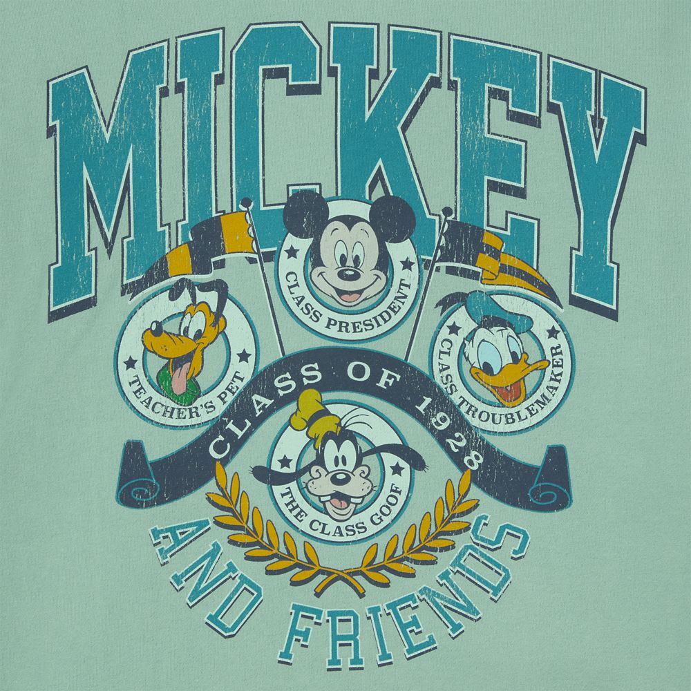Mickey Mouse and Friends Collegiate Pullover Sweatshirt for Adults &ndash; Exclusive