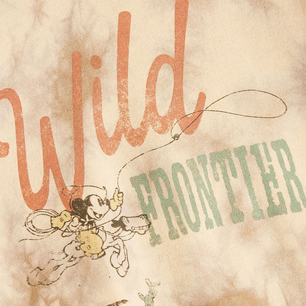 Mickey Mouse ''Wild Frontier'' Tie-Dye Pullover Sweatshirt for Adults