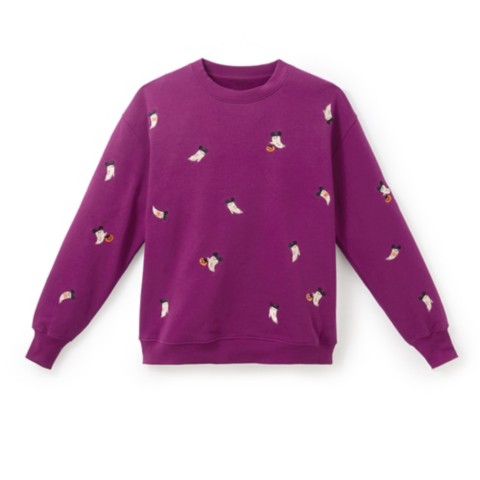 Женские головные уборы Disney Mickey Mouse Ear Hat Ghost Halloween Pullover Sweatshirt for Adults