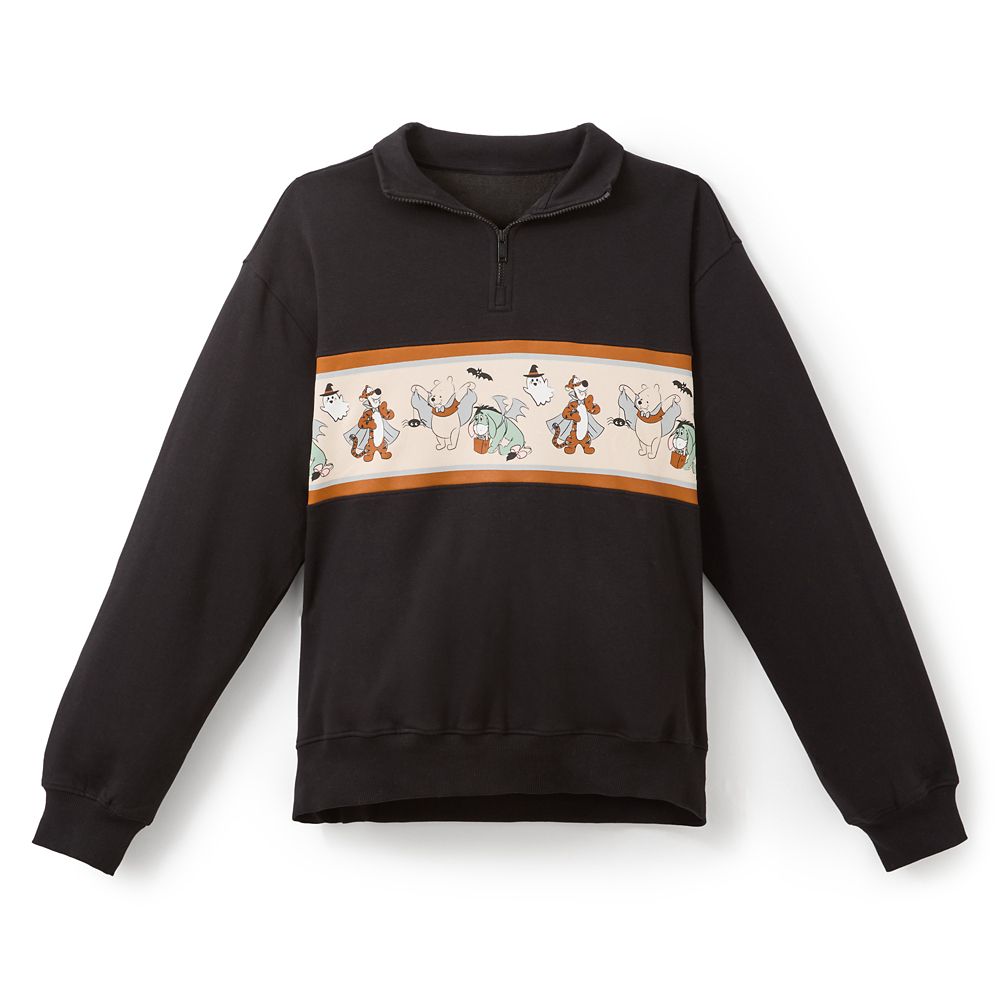 Winnie the Pooh and Pals Halloween 1/4 Zip Pullover Sweatshirt for Adults &ndash; Exclusive