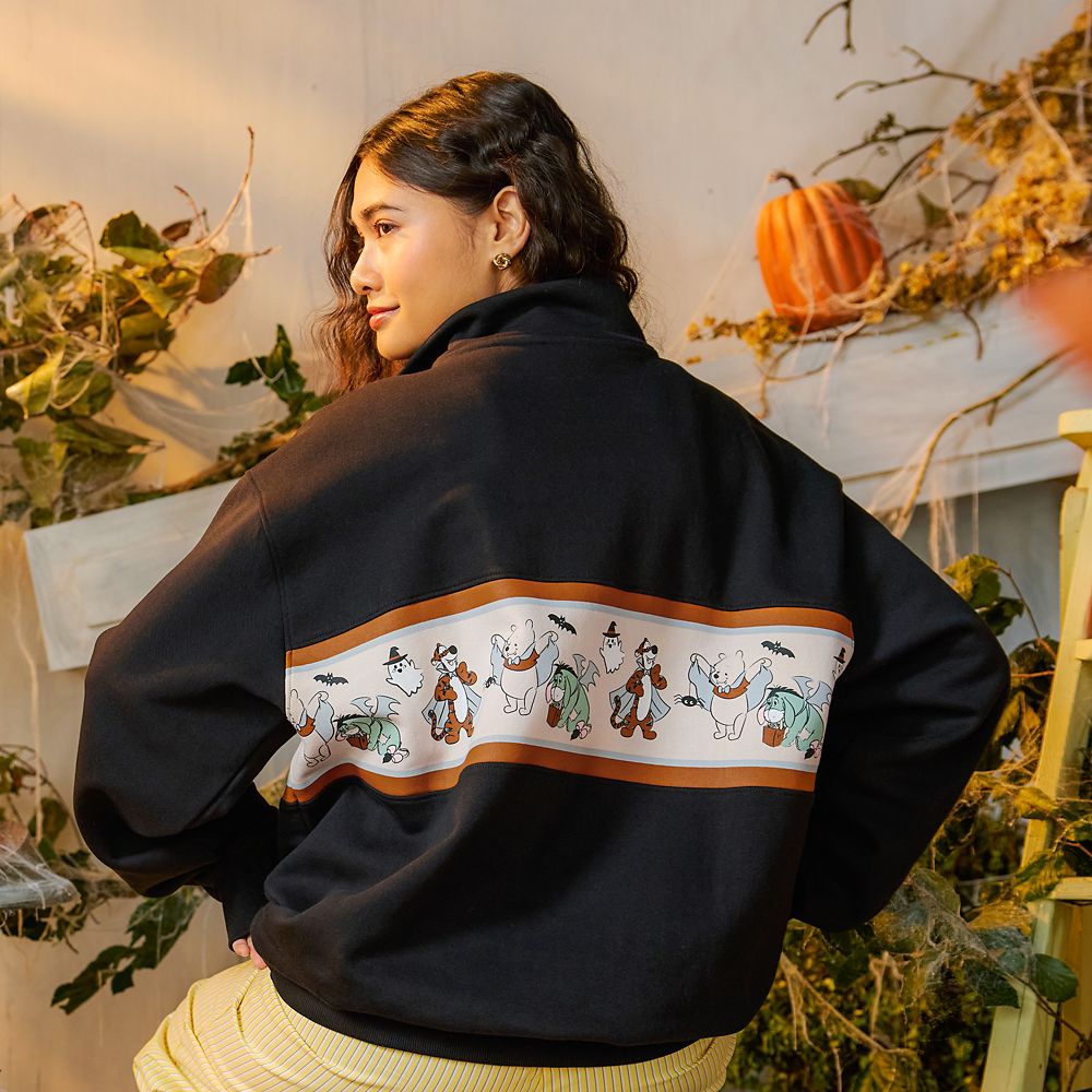 Winnie the Pooh and Pals Halloween 1/4 Zip Pullover Sweatshirt for Adults &ndash; Exclusive