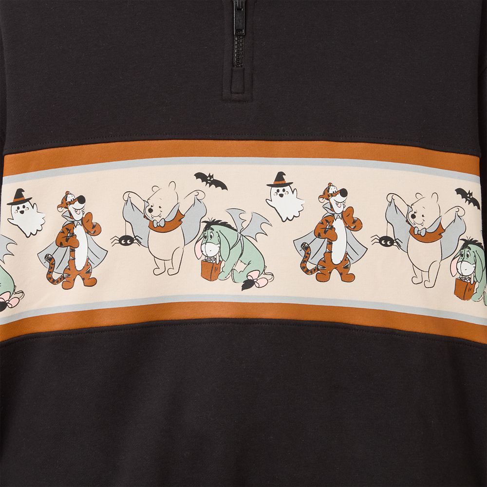 Winnie the Pooh and Pals Halloween 1/4 Zip Pullover Sweatshirt for Adults &ndash; Exclusive
