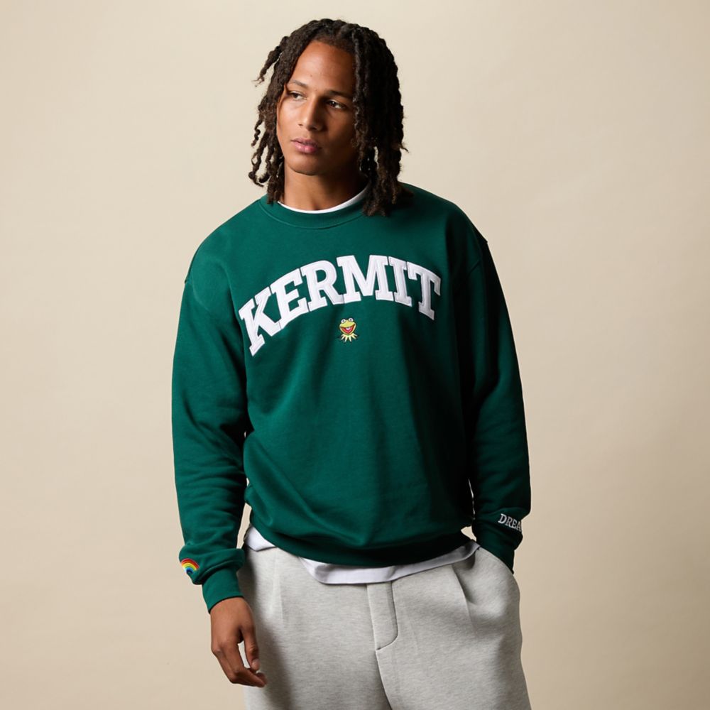 Kermit Pullover Sweatshirt for Adults &ndash; The Muppets &ndash; Exclusive