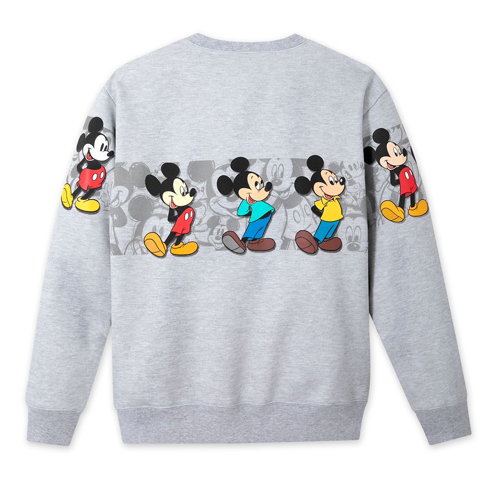Mickey Mouse Through the Years Pullover Sweatshirt for Adults - Exclusive