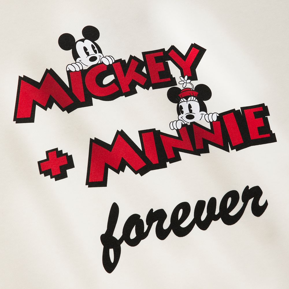 Mickey and Minnie Mouse Pullover Hoodie for Adults - Exclusive