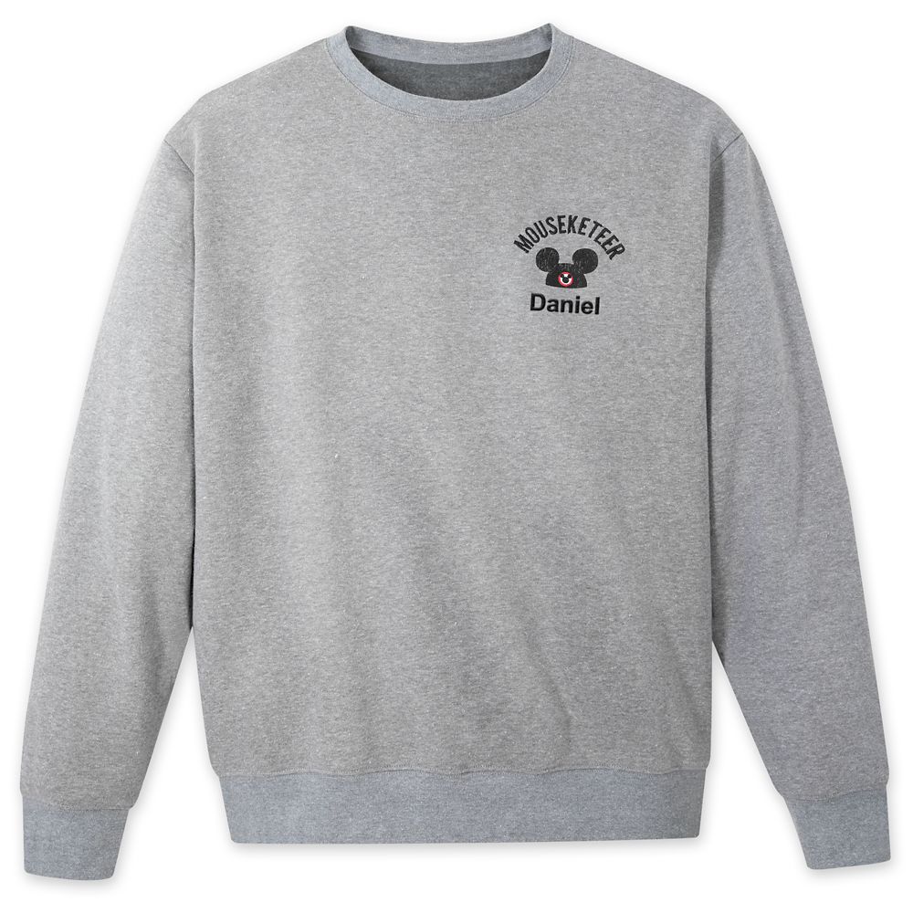 The Mickey Mouse Club Mouseketeer Pullover Sweatshirt for Adults Personalized Exclusive Official shopDisney