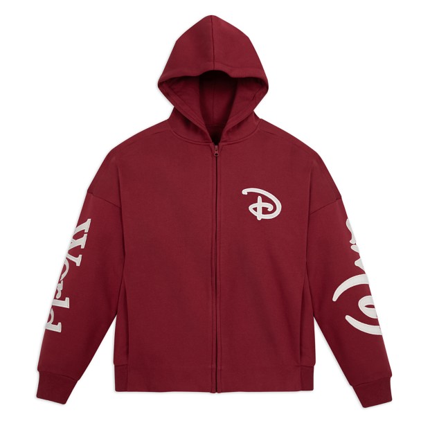 Walt Disney World Logo Zip Hoodie for Adults – Red | Disney Walt Disney World Logo Zip Hoodie for Adults – Red | Disney