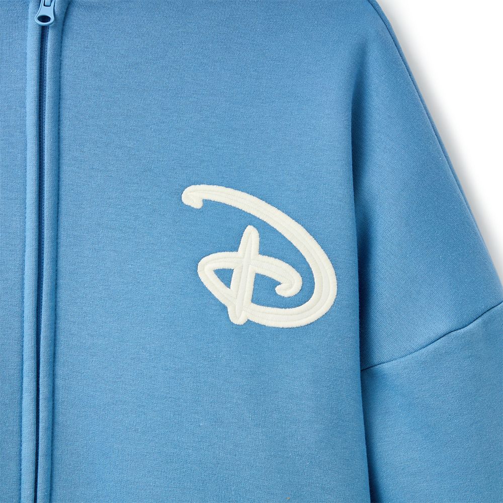 Walt Disney World Logo Zip Hoodie for Adults &ndash; Light Blue